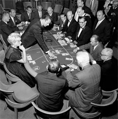 table de baccarat casino